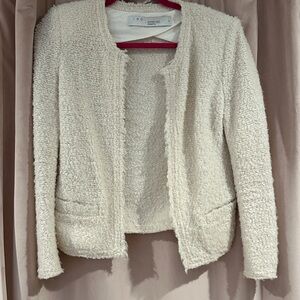 IRO Off-White Textured Jacket